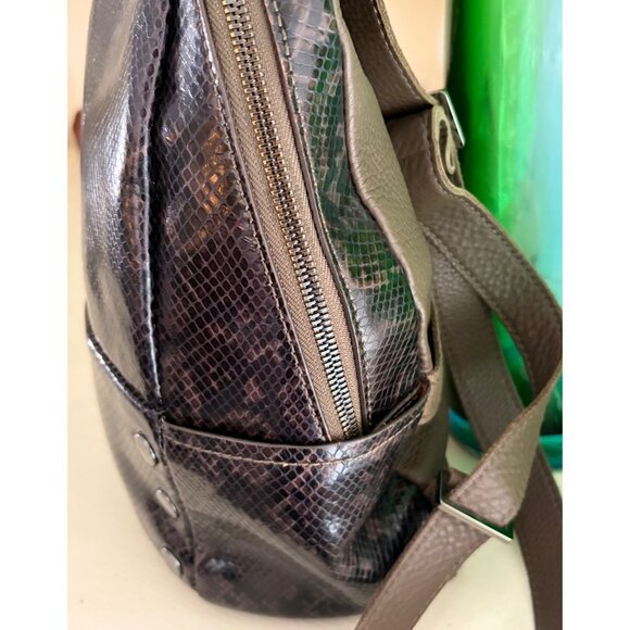 Hammitt Hunter Backpack Olivine Snake Leather Medium Bag main image 11